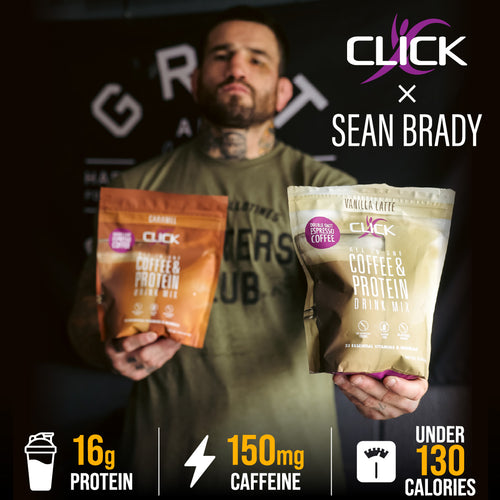 CLICK Coffee Protein Powder Meal Replacement, Vanilla Latte Flavor