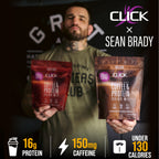 CLICK Coffee Protein Powder Meal Replacement, Mocha Flavor