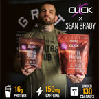 CLICK Coffee Protein Powder Meal Replacement, Hazelnut Flavor