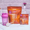 CLICK Coffee Protein Powder, 10 Single-Serve Packets, Caramel Flavor