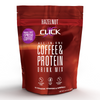 CLICK Coffee Protein Powder Meal Replacement, Hazelnut Flavor