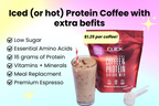CLICK Coffee Protein Powder Meal Replacement - Special Offer