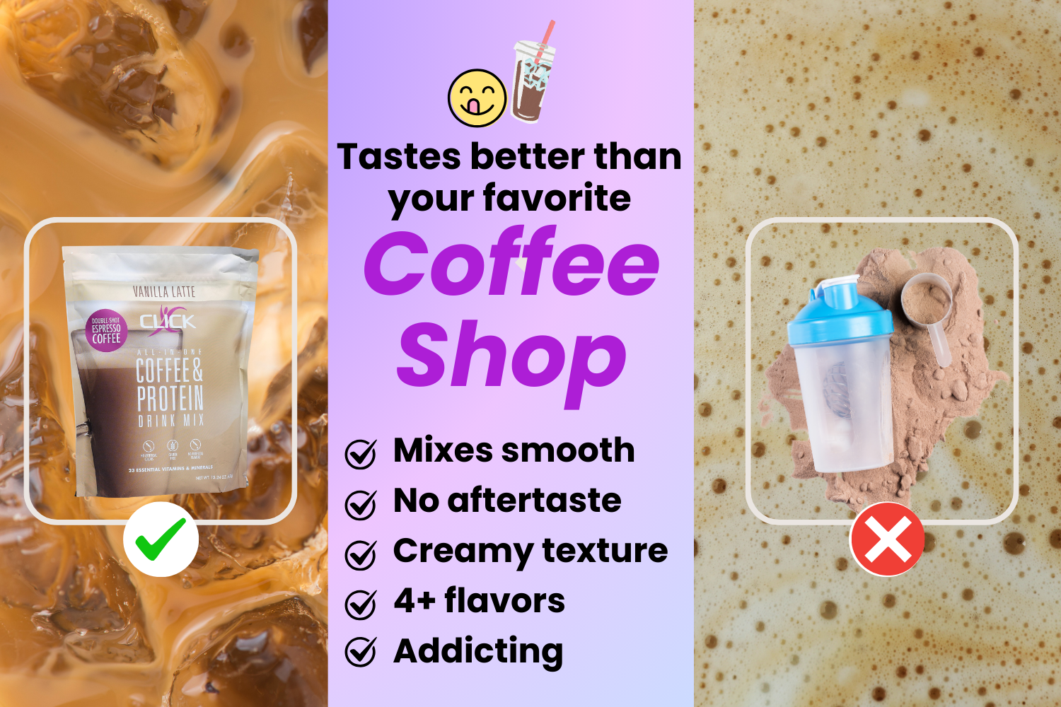 CLICK Coffee Protein Powder Meal Replacement - Special Offer