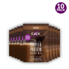 CLICK Protein &amp; Coffee Meal Replacement Drink Mix, 10 Packets, Mocha