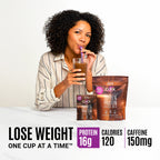 CLICK Coffee Protein Powder Meal Replacement, Mocha Flavor