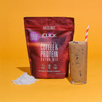 CLICK Coffee Protein Powder Meal Replacement, Hazelnut Flavor