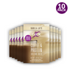 CLICK Coffee Protein Powder, 10 Single-Serve Packets, Vanilla Latte Flavor