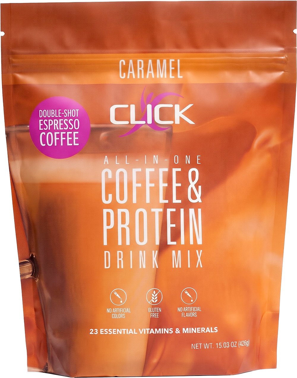 CLICK coffee protein drink mix