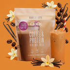 CLICK Coffee Protein Powder Meal Replacement, Vanilla Latte Flavor
